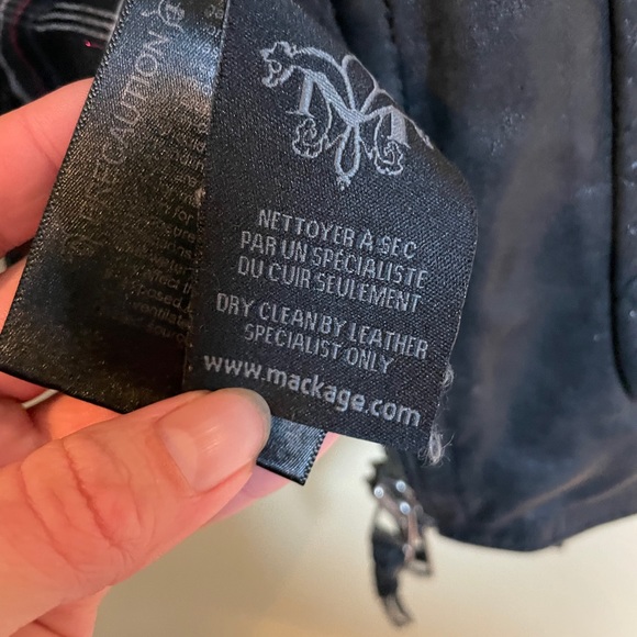 Mackage leather moto jacket - Picture 5 of 9